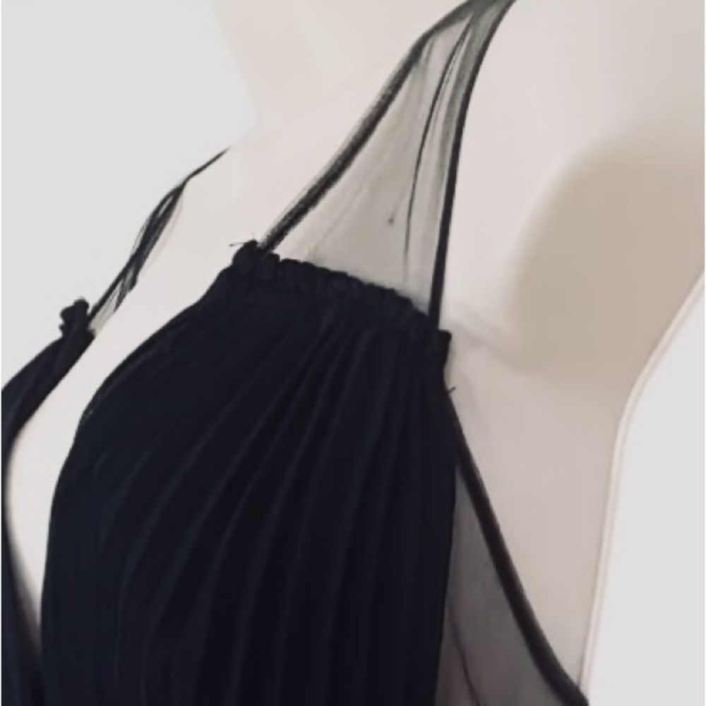 Bebe Pleated Tulle Dress - Picture 8 of 15